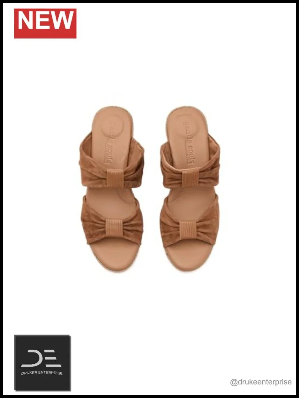 Women's Espadrille Wedge Sandals Leather Lining Slip On Open Toe